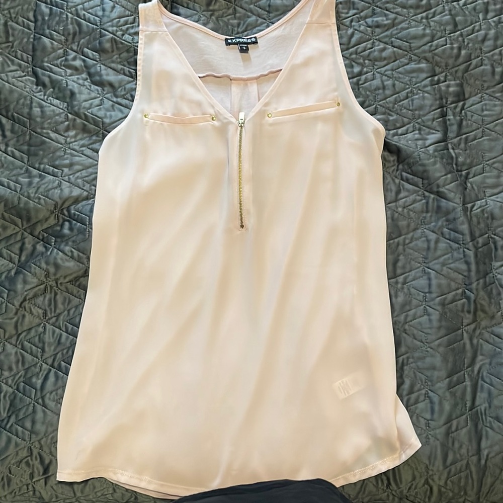 Blush pink express blouse